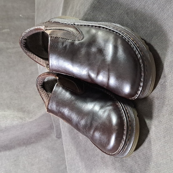 Dr. Martens Orson Brown Smooth + Textured Leather Slip On Loafer VG- US M7 W8 - Picture 1 of 16